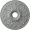 Ekena Millwork Ashley Ceiling Medallion (Fits Canopies up to 4 3/4"), 23 7/8"OD x 4"ID x 2 1/8"P, Primed White CM23AS - alternate 1